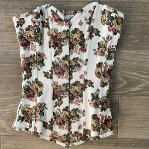 Vintage Floral Corset